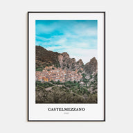 Castelmezzano Portrait Color Poster