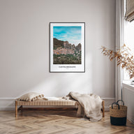 Castelmezzano Portrait Color Poster