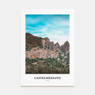 Castelmezzano Portrait Color Poster