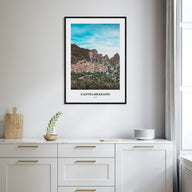 Castelmezzano Portrait Color Poster