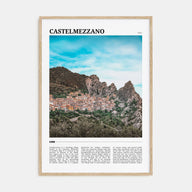 Castelmezzano Travel Color Poster