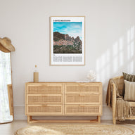 Castelmezzano Travel Color Poster