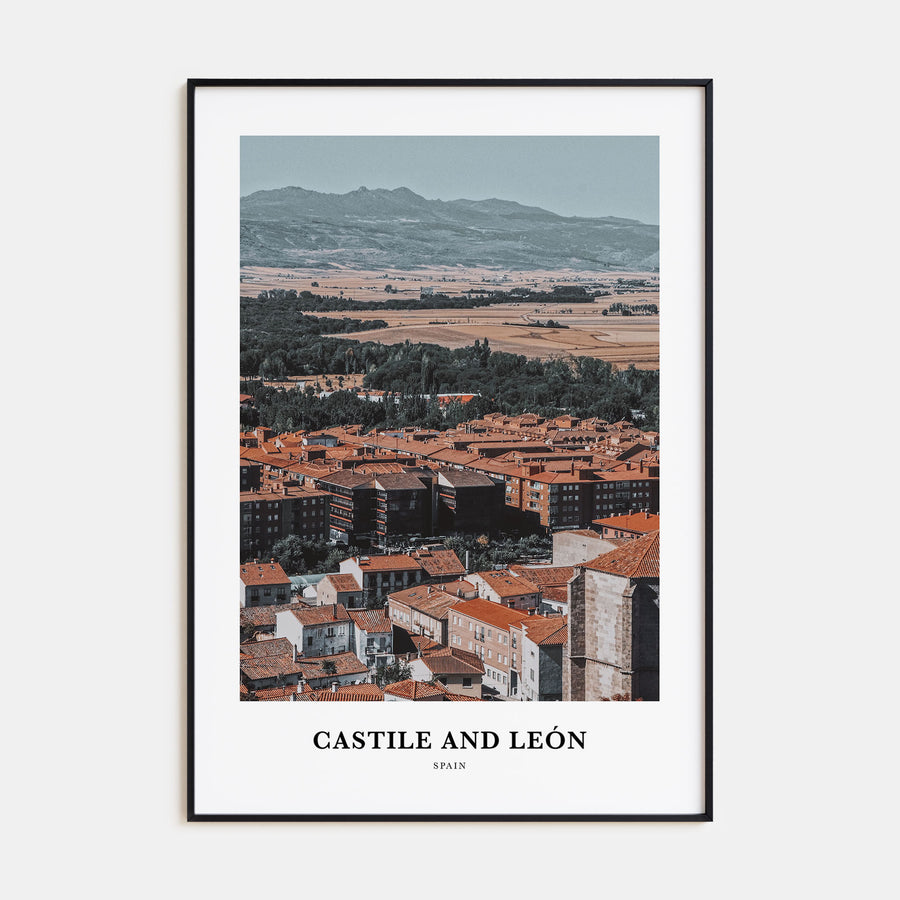 Castile and León Portrait Color Poster