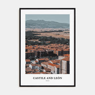 Castile and León Portrait Color Poster