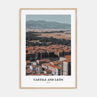 Castile and León Portrait Color Poster