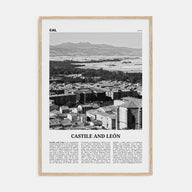 Castile and León Travel B&W Poster
