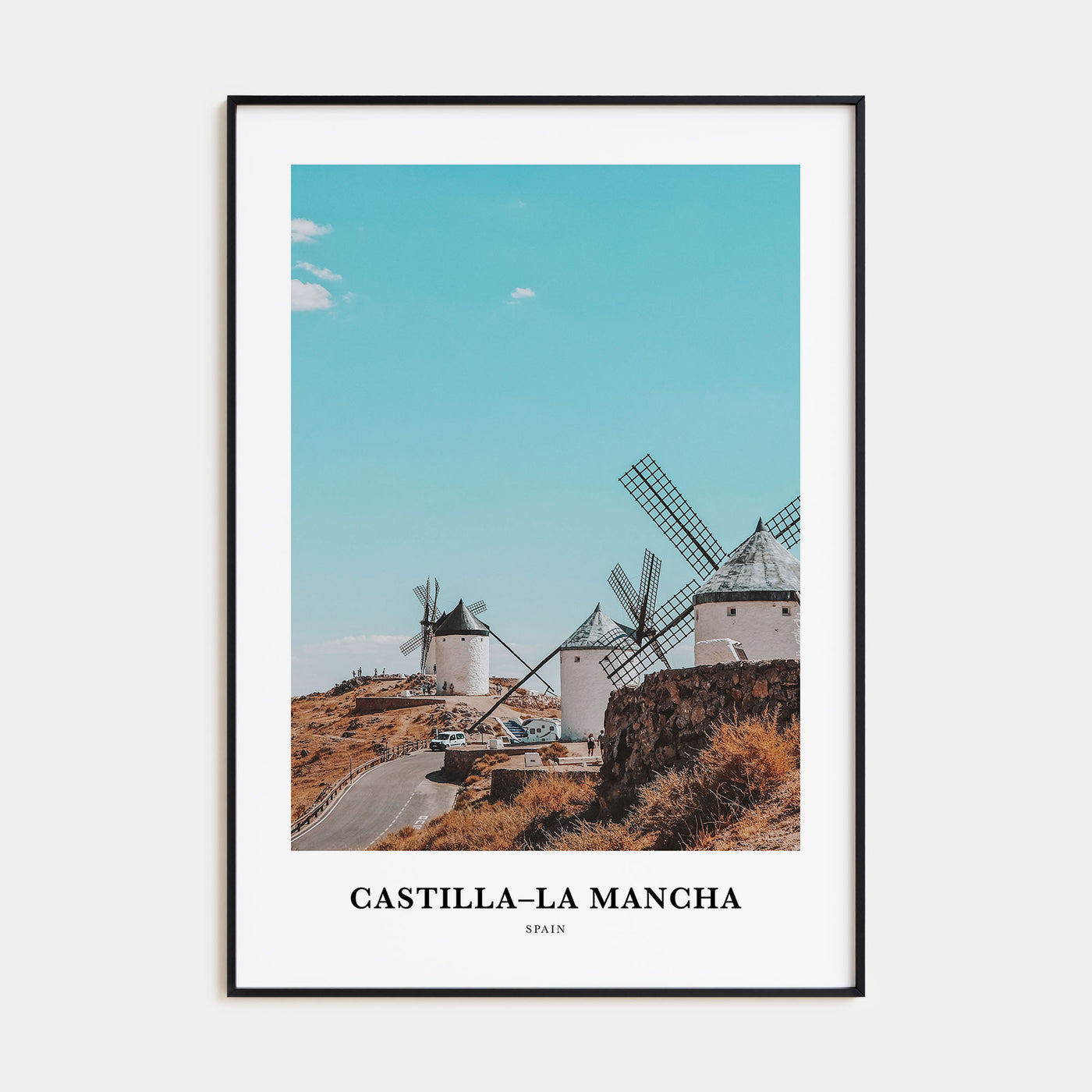 Castilla-La Mancha Portrait Color Poster