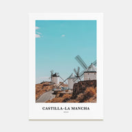 Castilla-La Mancha Portrait Color Poster