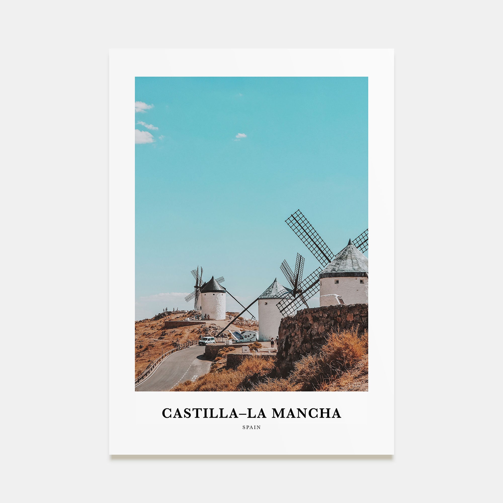 Castilla-La Mancha Portrait Color Poster