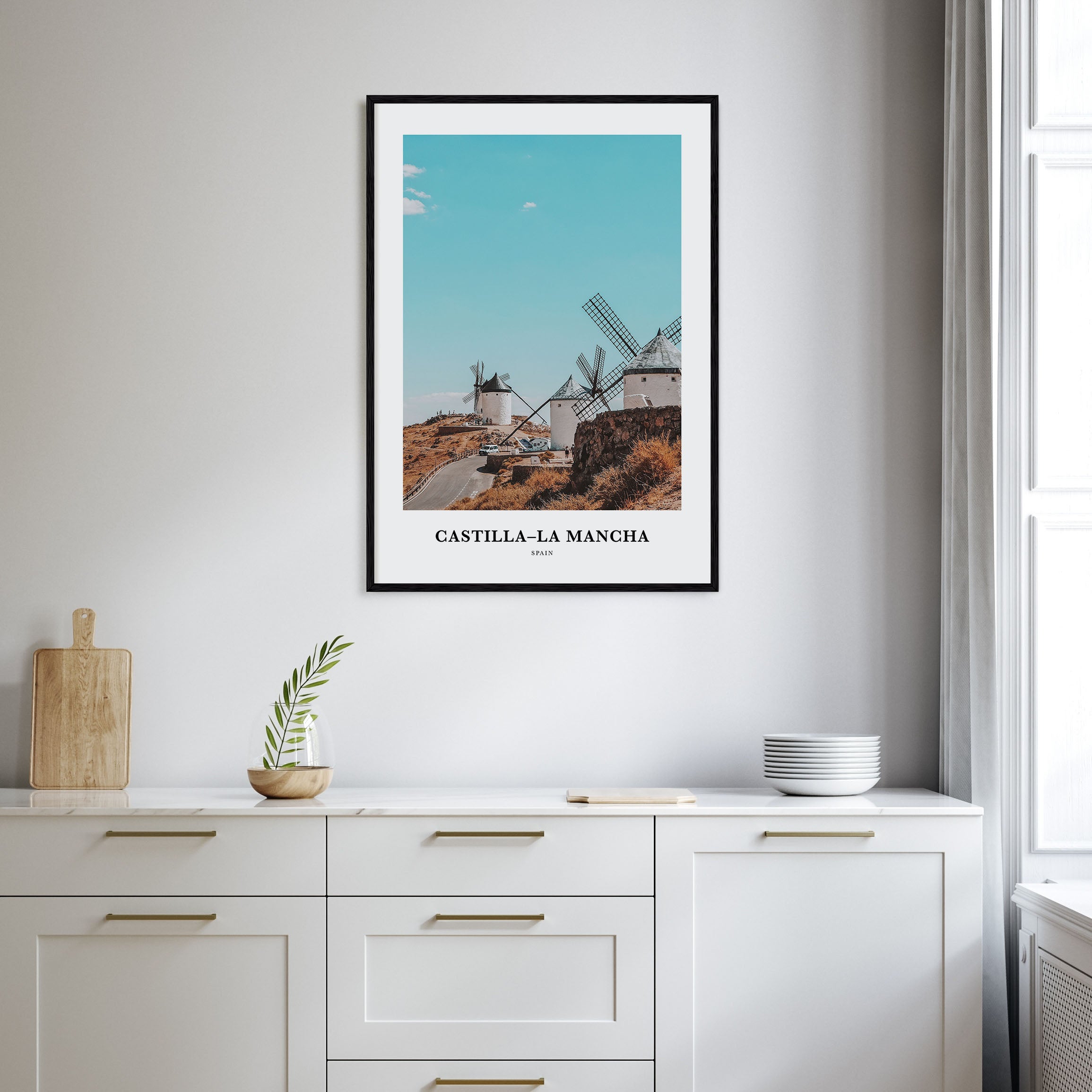 Castilla-La Mancha Portrait Color Poster