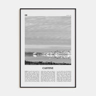 Castine Travel B&W Poster