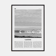 Castine Travel B&W Poster