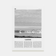 Castine Travel B&W Poster