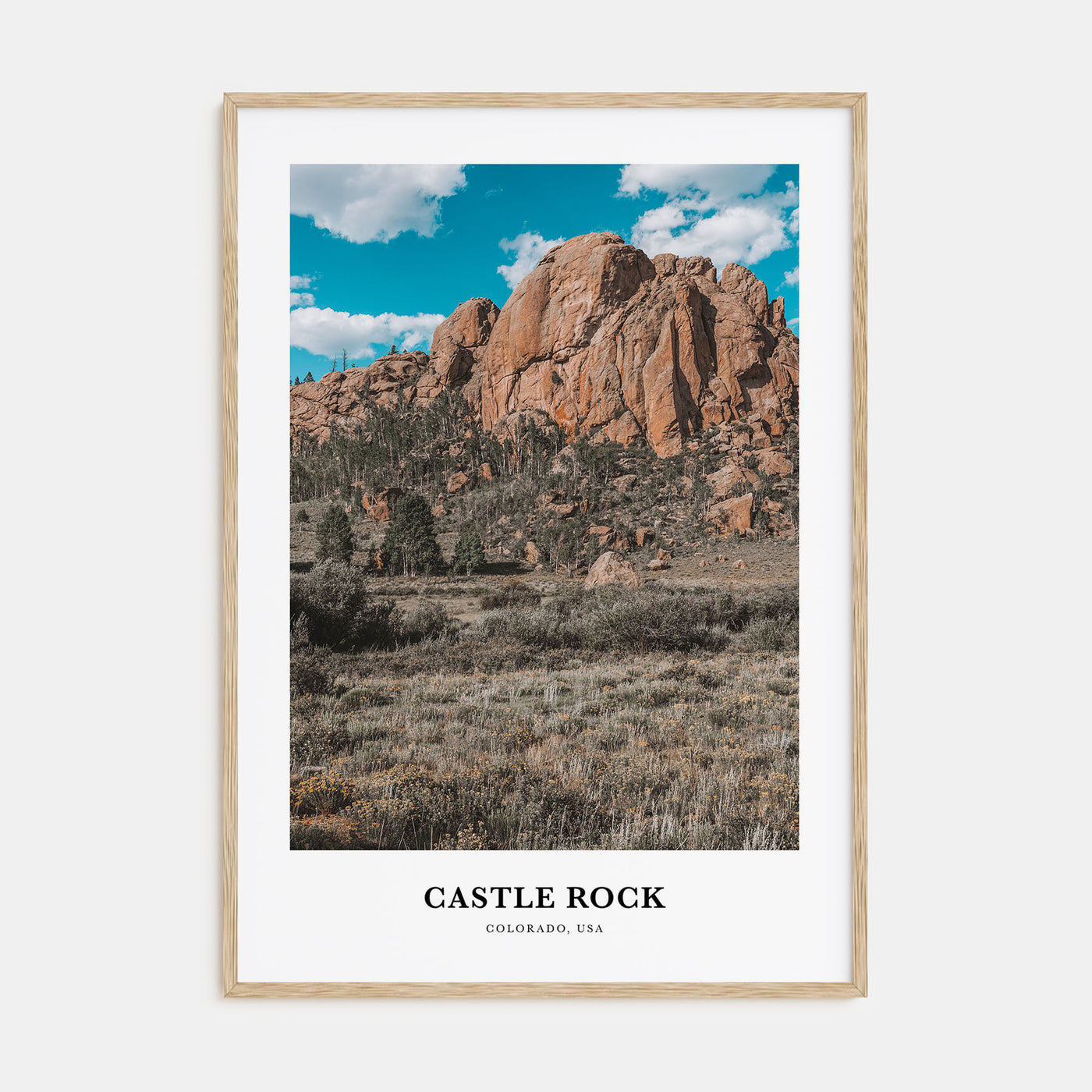 Castle Rock Portrait Color Poster