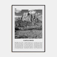 Castle Rock Travel B&W Poster