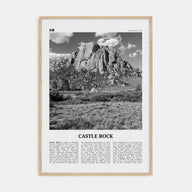 Castle Rock Travel B&W Poster