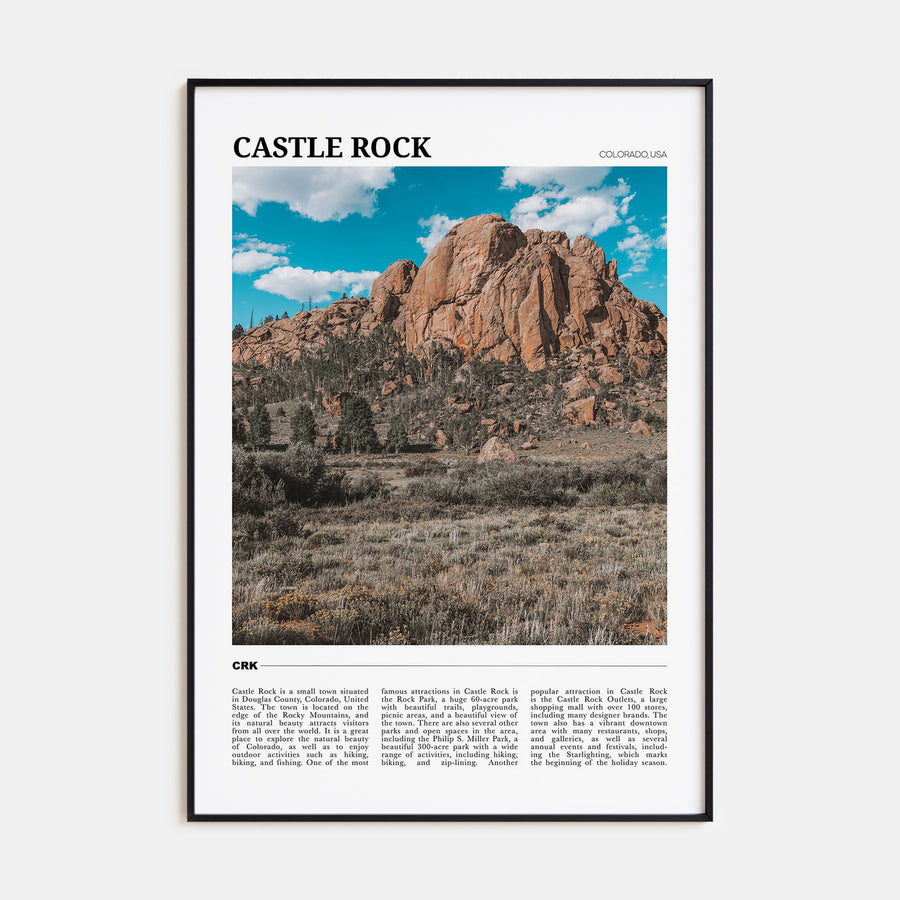 Castle Rock Travel Color Poster