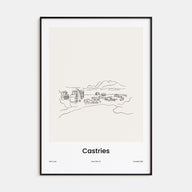 Castries Drawn Poster
