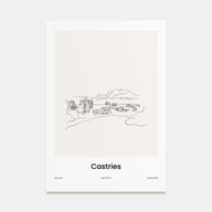 Castries Drawn Poster