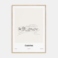Castries Drawn Poster