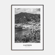 Castries Portrait B&W Poster