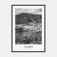 Castries Portrait B&W Poster