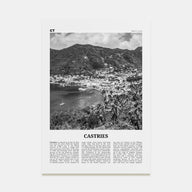 Castries Travel B&W Poster