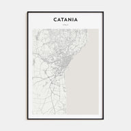 Catania Map Portrait Poster
