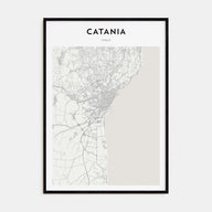 Catania Map Portrait Poster