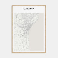 Catania Map Portrait Poster