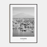 Catania Portrait B&W Poster