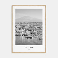Catania Portrait B&W Poster