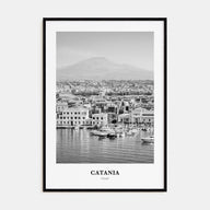 Catania Portrait B&W Poster