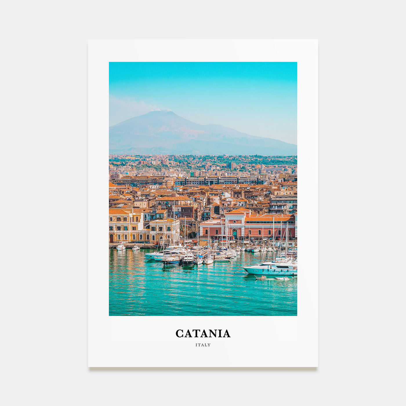 Catania Portrait Color Poster