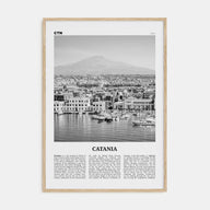 Catania Travel B&W Poster