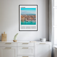 Catania Travel Color Poster