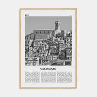 Catanzaro Travel B&W Poster