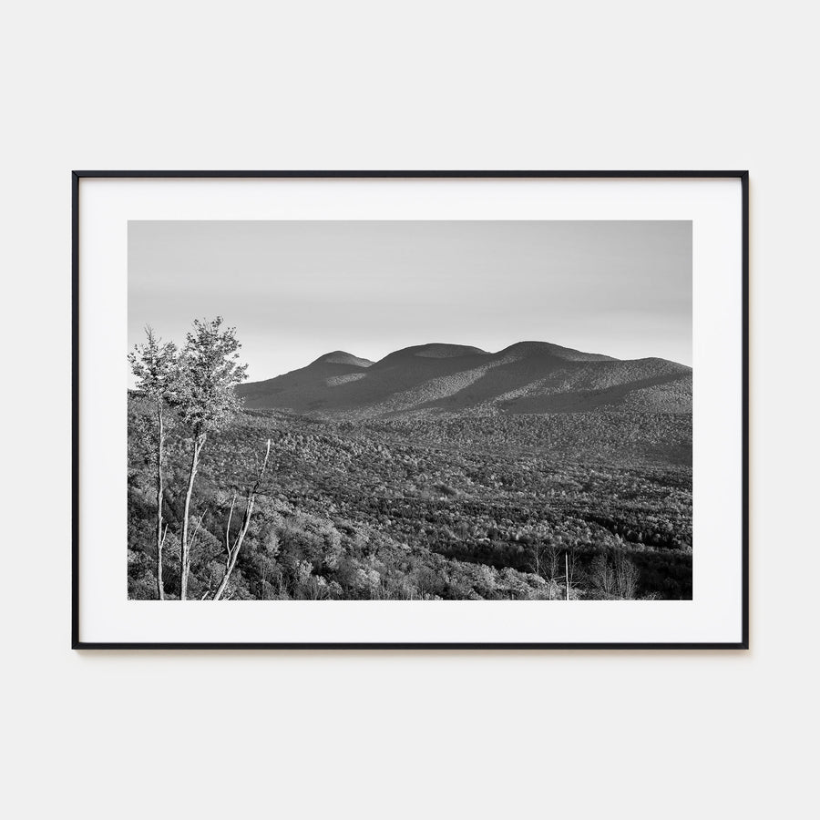 Catskill Mountains Landscape B&W Poster