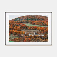 Catskill Mountains Landscape Color Poster