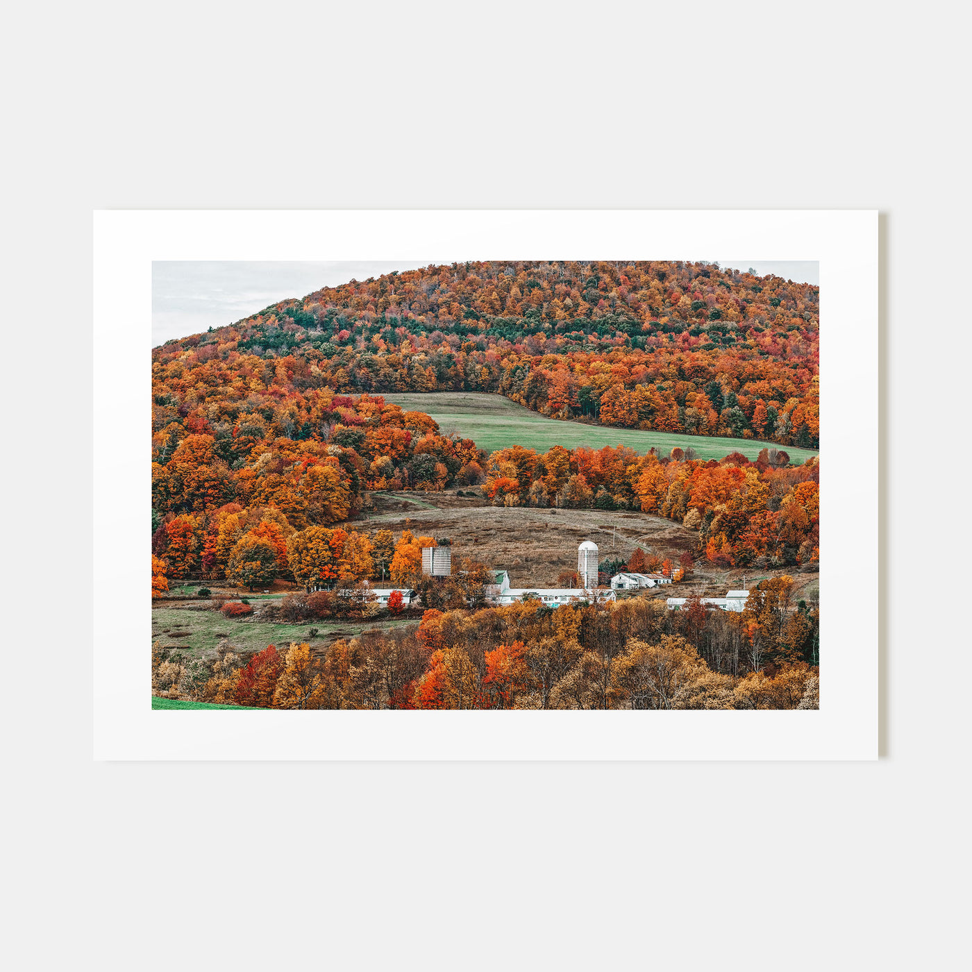Catskill Mountains Landscape Color Poster