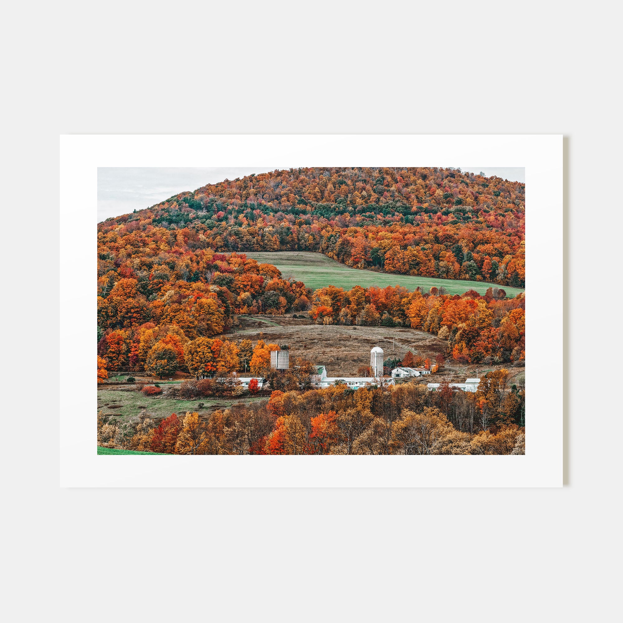 Catskill Mountains Landscape Color Poster
