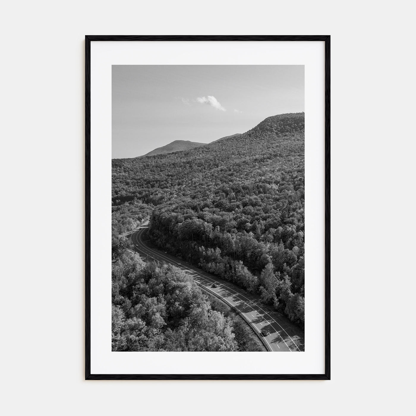 Catskill Mountains Photo B&W Poster