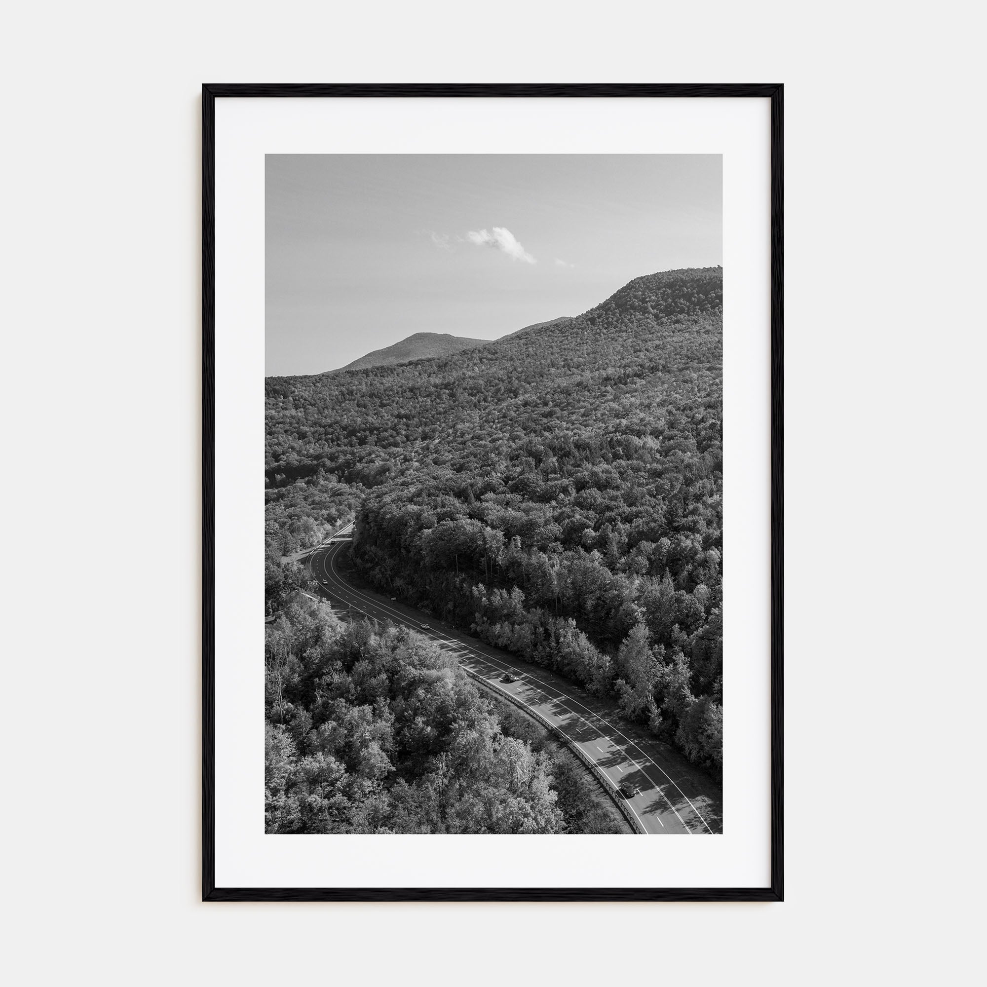 Catskill Mountains Photo B&W Poster