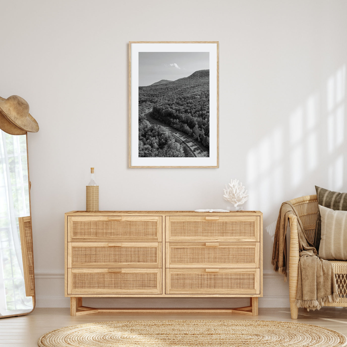 Catskill Mountains Photo B&W Poster