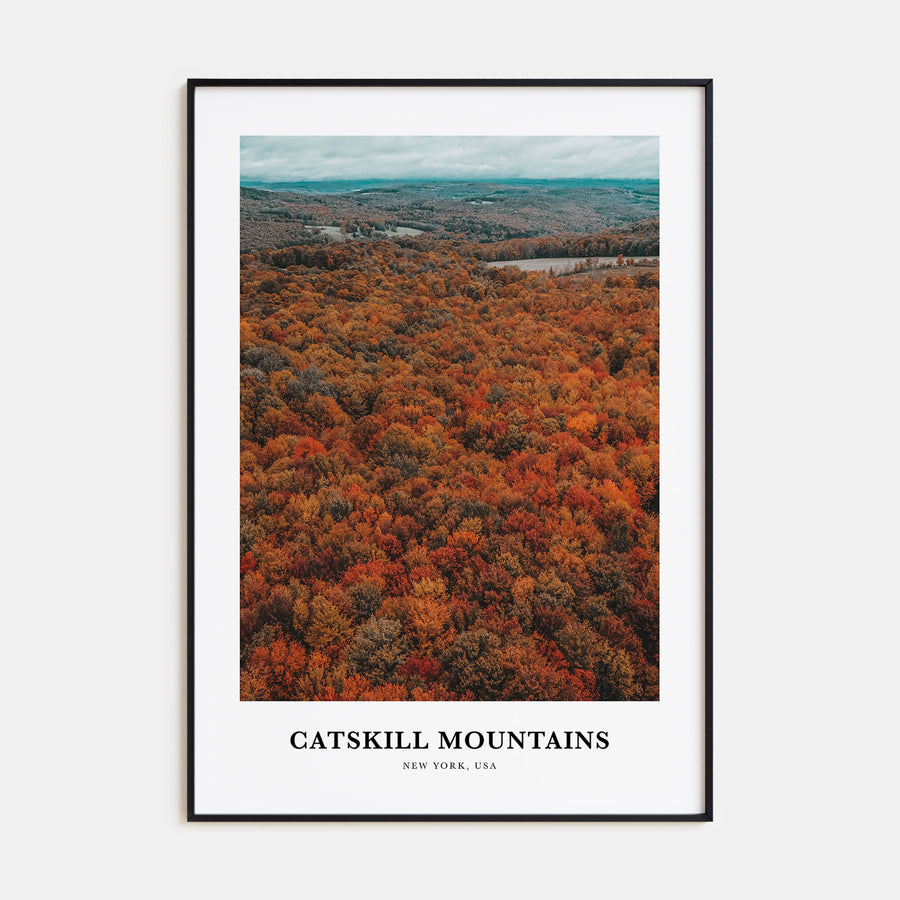 Catskill Mountains Portrait Color Poster