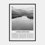 Catskill Mountains Travel B&W No 2 Poster