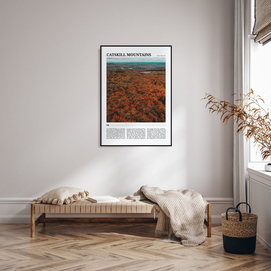 Catskill Mountains Travel Color Poster