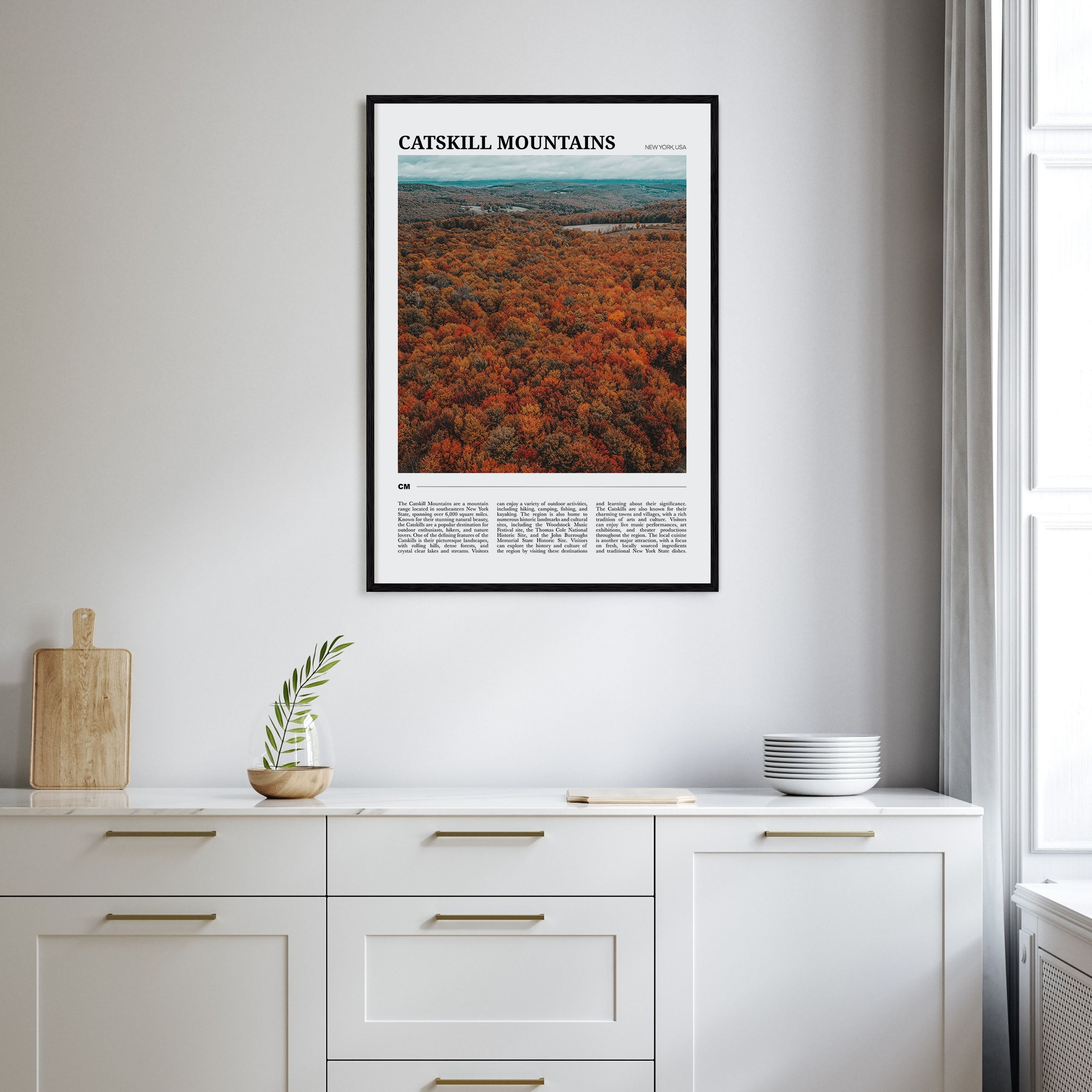 Catskill Mountains Travel Color Poster