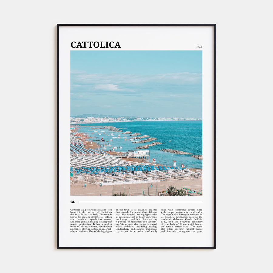 Cattolica Travel Color Poster