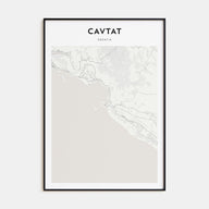 Cavtat Map Portrait Poster
